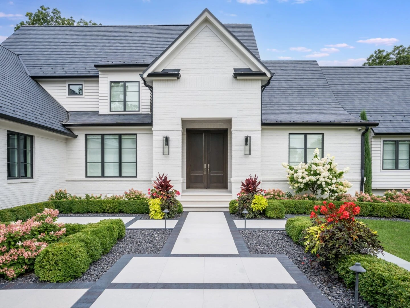 Completed paver project Tucker GA neighborhood