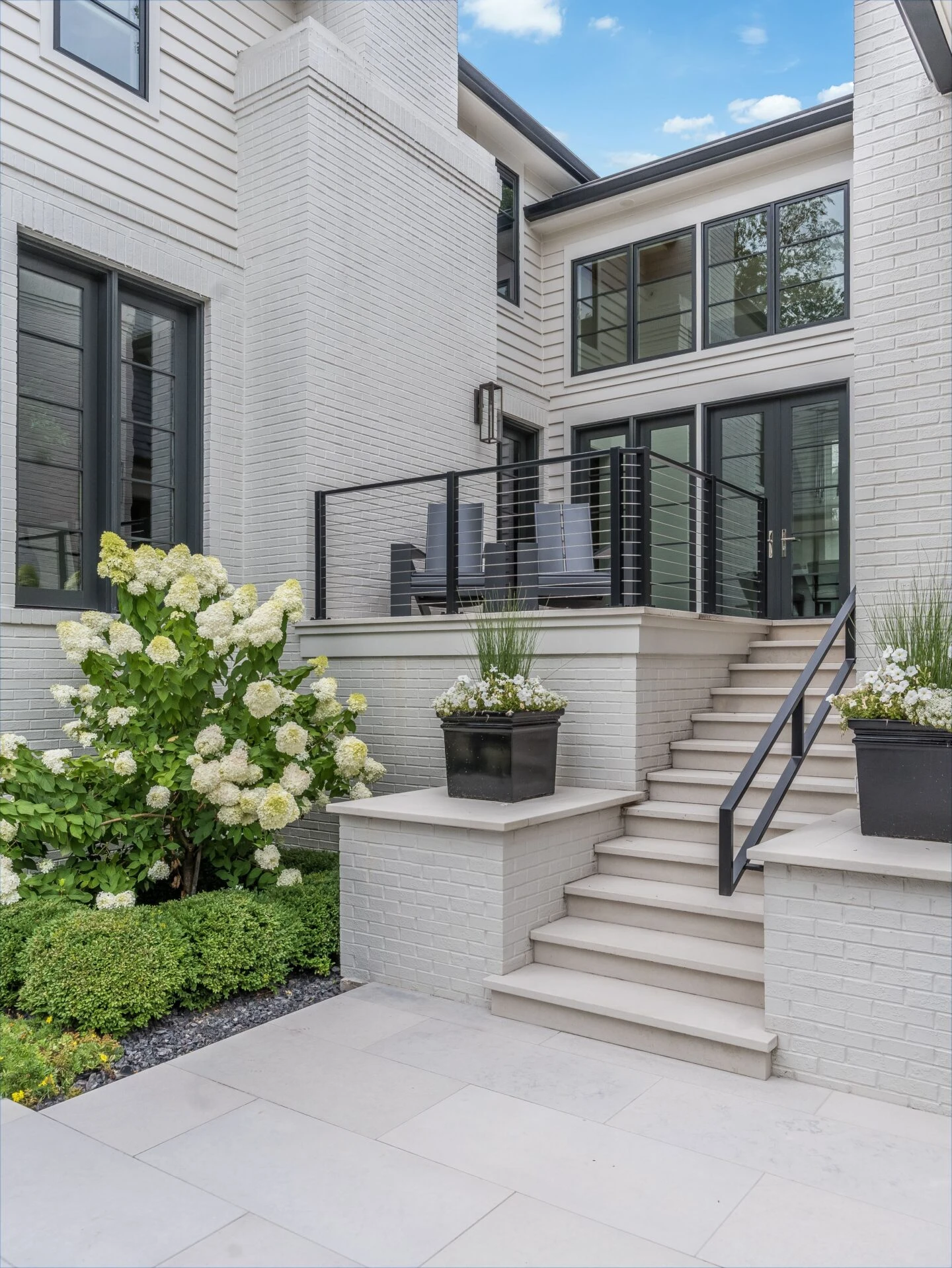 Completed hardscaping project by Timberstone Landscape serving Alpharetta and Fulton County