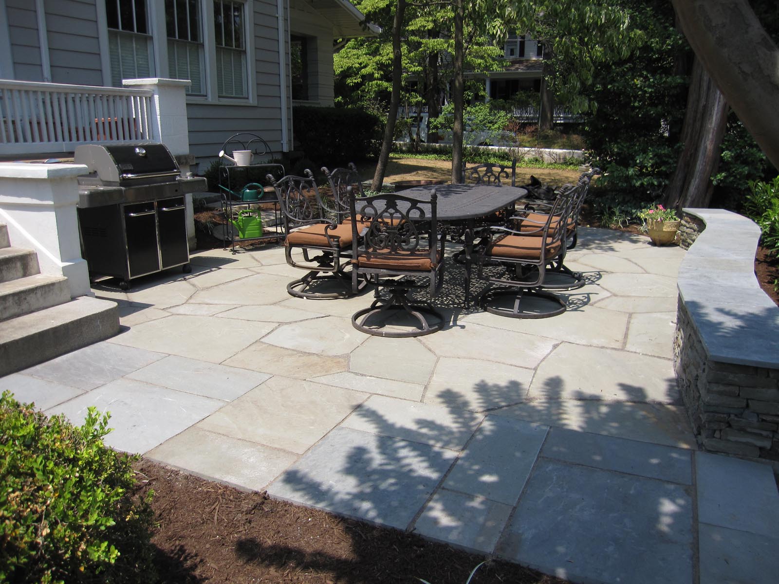 Completed estate paver project by Timberstone Landscape serving Milton and Fulton County