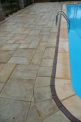 Completed pool deck project by Timberstone Landscape serving Northeast Atlanta Georgia