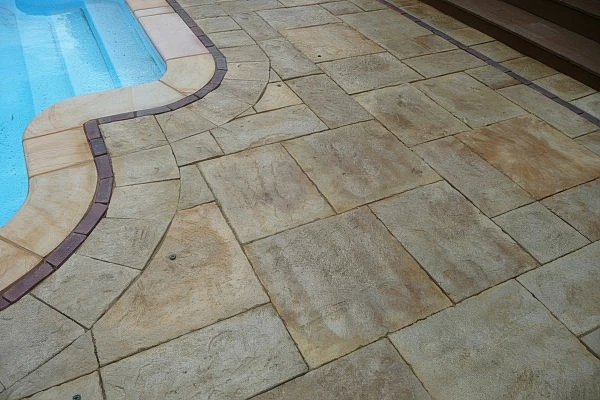 Completed water feature Georgia outdoor space