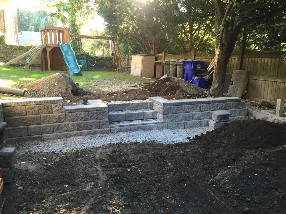 Stone steps Georgia lasting hardscaping